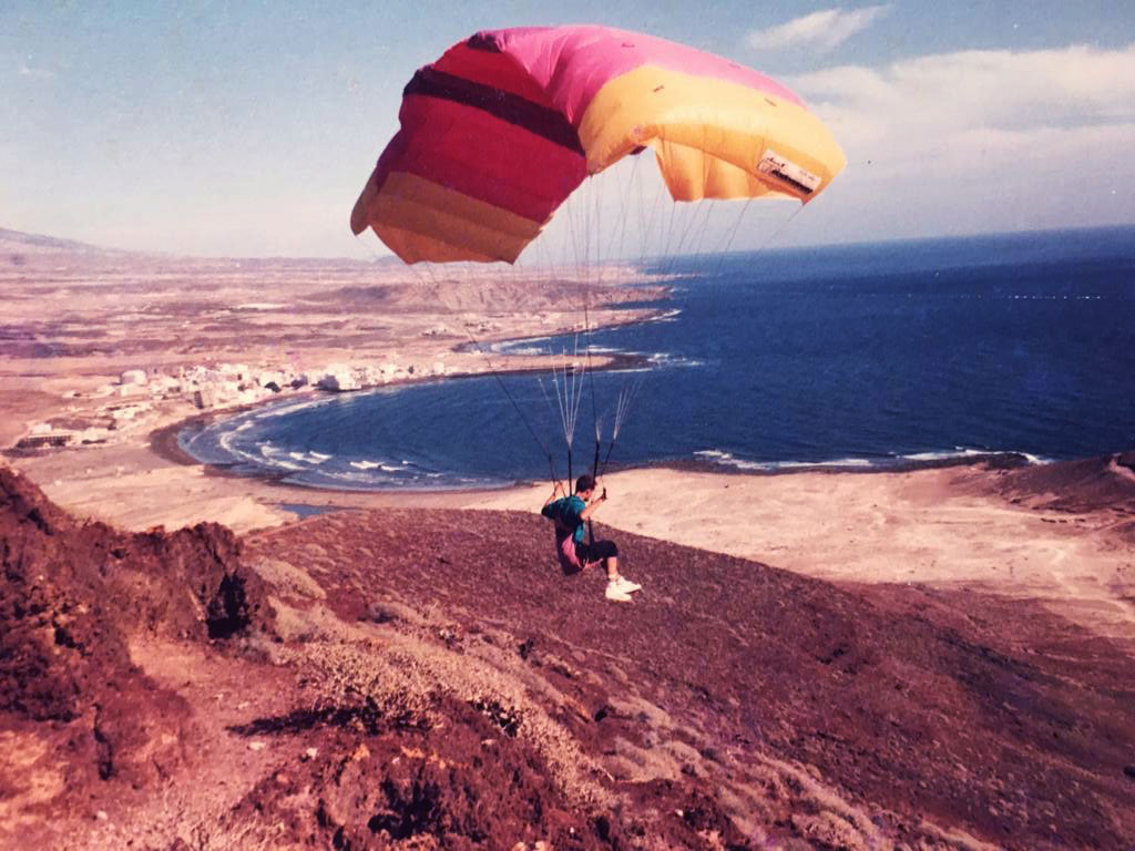 Paragliding 80er Jahre