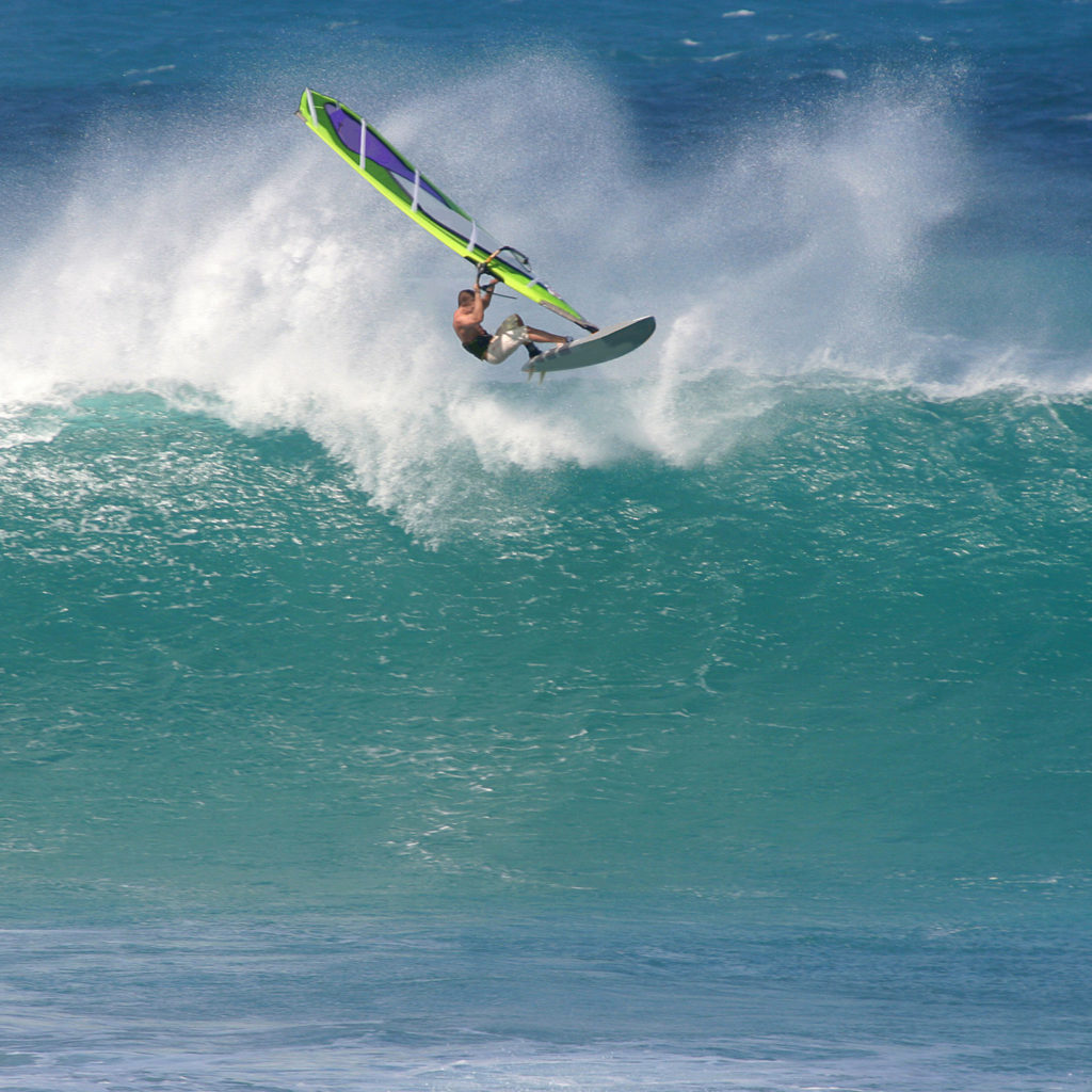 Windsurfer Welle