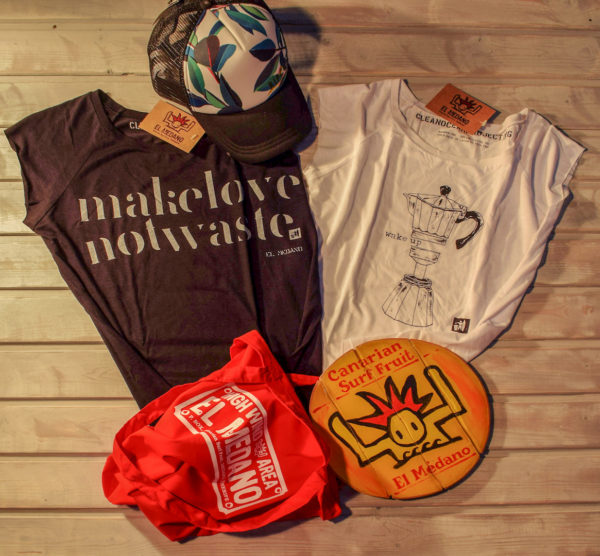 Camiseta make love not waste Café